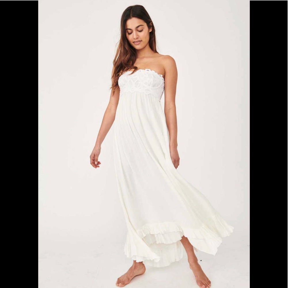 Free People Adella Corset Maxi Dress